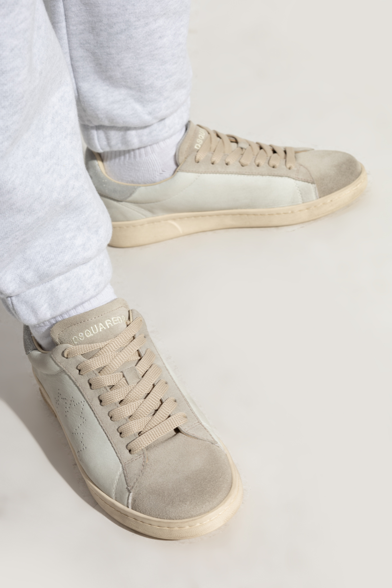 スニーカー Dsquared Chalk Suede Boxer Sneakers DSQUARED2 Crackle Suede Sneakers Boxer | 45